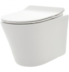 Унитаз AQUAme AQM2001 подвесной Белый глянец с сиденьем Микролифт