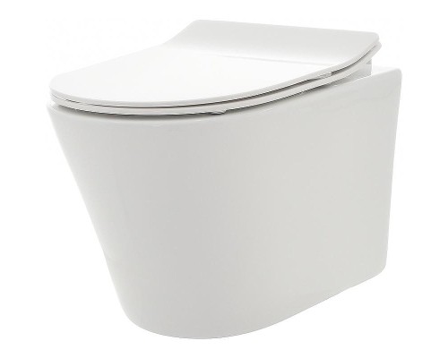 Унитаз AQUAme AQM2001 подвесной Белый глянец с сиденьем Микролифт