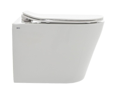 Унитаз AQUAme AQM2001 подвесной Белый глянец с сиденьем Микролифт