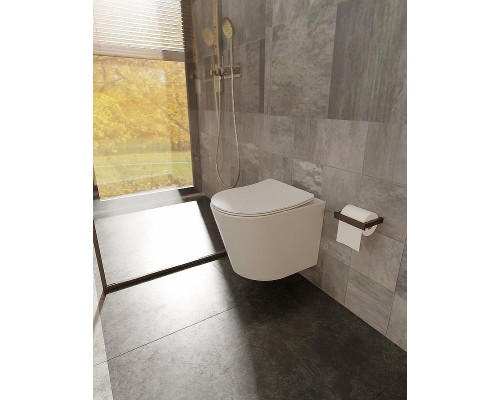 Унитаз AQUAme AQM2001 подвесной Белый глянец с сиденьем Микролифт