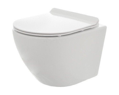 Унитаз AQUAme AQM2002 подвесной Белый глянец с сиденьем Микролифт