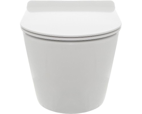 Унитаз AQUAme AQM2002 подвесной Белый глянец с сиденьем Микролифт