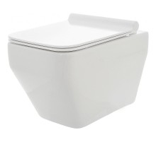 Унитаз AQUAme AQM2009 подвесной Белый глянец с сиденьем Микролифт