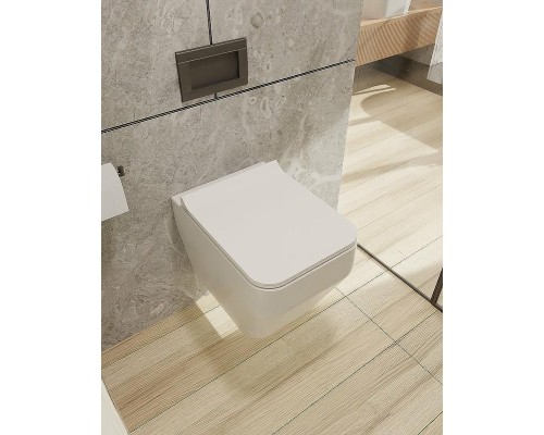 Унитаз AQUAme AQM2009 подвесной Белый глянец с сиденьем Микролифт