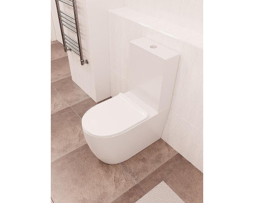 Унитаз компакт AQUAme AQM1002 без бачка с сиденьем Микролифт