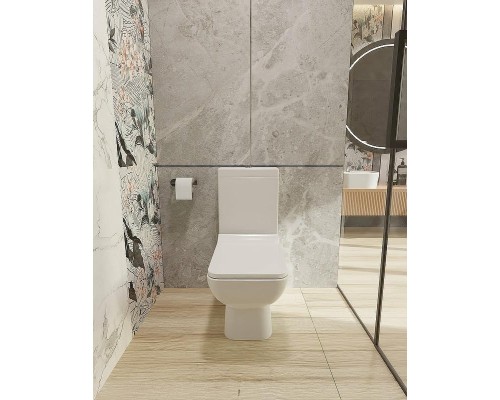 Унитаз компакт AQUAme AQM1004 без бачка с сиденьем Микролифт