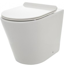 Унитаз AQUAme AQM3001 приставной Белый глянец с сиденьем Микролифт