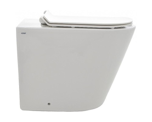 Унитаз AQUAme AQM3001 приставной Белый глянец с сиденьем Микролифт