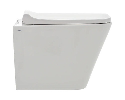 Комплект унитаза AQUAme AQM2004 с инсталляцией Berges Atom 410 040340 с сиденьем Микролифт и Черной матовой клавишей смыва