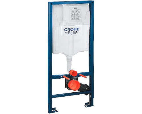 Комплект унитаза AQUAme AQM2002 с инсталляцией Grohe Rapid SL 38811KF0 с сиденьем Микролифт и Черной матовой клавишей смыва