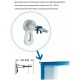 Комплект унитаза AQUAme AQM2002 с инсталляцией Grohe Rapid SL 38811KF0 с сиденьем Микролифт и Черной матовой клавишей смыва