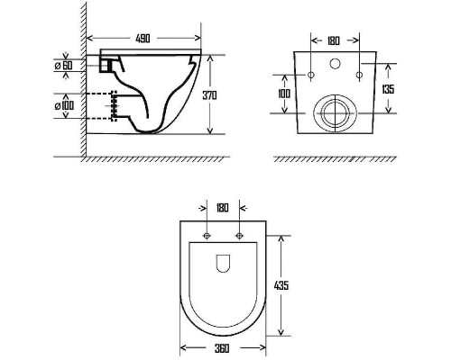 Комплект унитаза AQUAme AQM2002 с инсталляцией Grohe Rapid SL 38811KF0 с сиденьем Микролифт и Черной матовой клавишей смыва