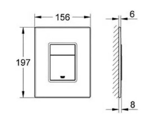 Комплект унитаза AQUAme AQM2002 с инсталляцией Grohe Rapid SL 38811KF0 с сиденьем Микролифт и Черной матовой клавишей смыва