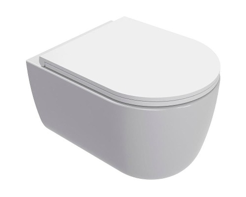 Унитаз AQUAme AQM2013PRO подвесной Белый глянец с сиденьем Микролифт