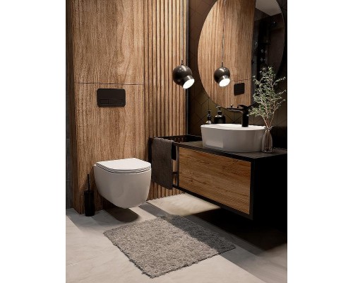 Унитаз AQUAme AQM2013PRO подвесной Белый глянец с сиденьем Микролифт