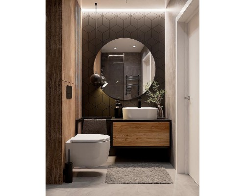 Унитаз AQUAme AQM2013PRO подвесной Белый глянец с сиденьем Микролифт