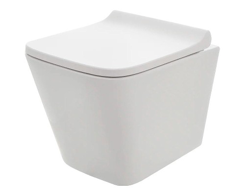 Комплект унитаза AQUAme AQM2004 с инсталляцией WellWant Standart 50 WWISI1110B с сиденьем Микролифт и клавишей смыва Хром глянцевый