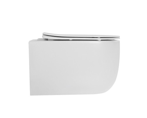 Унитаз Abber Bequem AC1104TMW подвесной цвет Белый матовый с сиденьем Микролифт