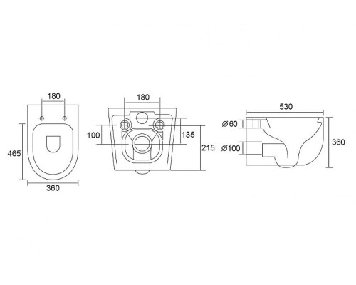 Унитаз Abber Bequem AC1104TMW подвесной цвет Белый матовый с сиденьем Микролифт