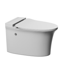 Унитаз Abber Bequem AC1124P подвесной цвет Белый с сиденьем Микролифт