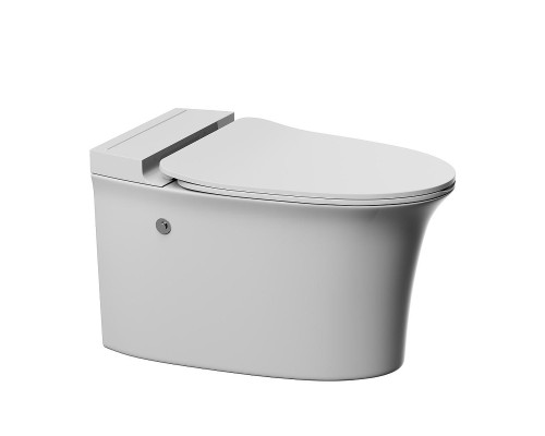 Унитаз Abber Bequem AC1124P подвесной цвет Белый с сиденьем Микролифт