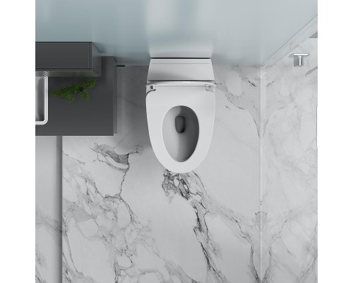 Унитаз Abber Bequem AC1124P подвесной цвет Белый с сиденьем Микролифт