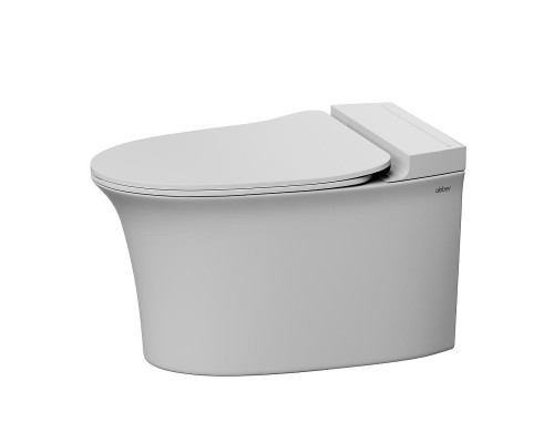 Унитаз Abber Bequem AC1124P подвесной цвет Белый с сиденьем Микролифт