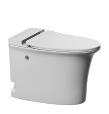 Унитаз Abber Bequem AC1125P приставной цвет Белый с сиденьем Микролифт