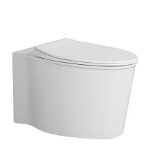 Унитаз Abber Bequem AC1127 подвесной цвет Белый с сиденьем Микролифт