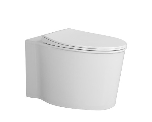 Унитаз Abber Bequem AC1127 подвесной цвет Белый с сиденьем Микролифт