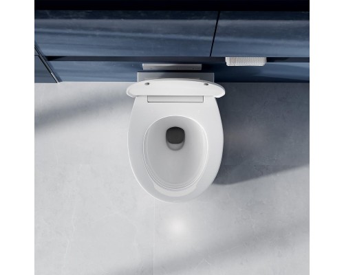 Унитаз Abber Bequem AC1127 подвесной цвет Белый с сиденьем Микролифт