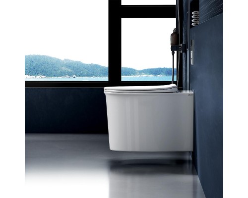 Унитаз Abber Bequem AC1127 подвесной цвет Белый с сиденьем Микролифт