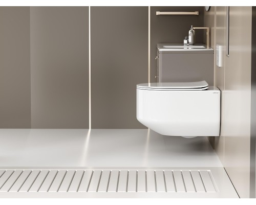 Унитаз Abber Bequem AC1130 подвесной цвет Белый с сиденьем Микролифт
