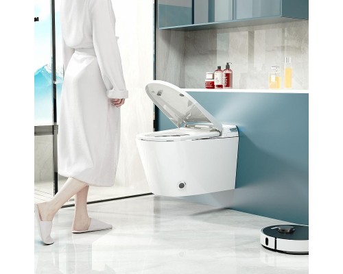 Комплект унитаза биде с инсталляцией Abber Bequem AC1119S-AC0101P2 цвет Белый с сиденьем Микролифт