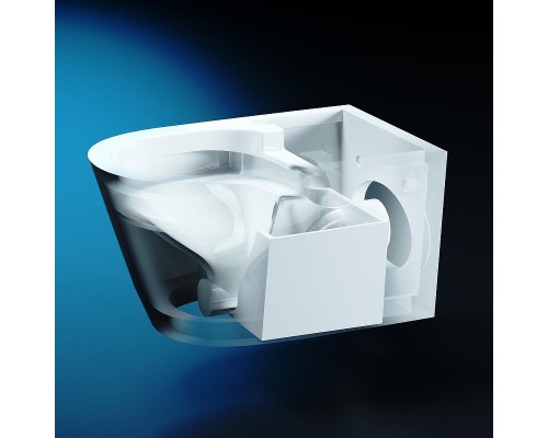 Комплект унитаза биде с инсталляцией Abber Bequem AC1119S-AC0101P2 цвет Белый с сиденьем Микролифт