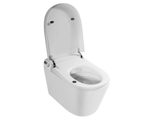 Комплект унитаза биде с инсталляцией Abber Bequem AC1119S-AC0101P2 цвет Белый с сиденьем Микролифт