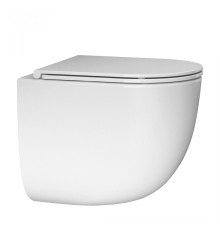 Унитаз Abber Bequem AC1132TC подвесной цвет Белый с сиденьем Микролифт