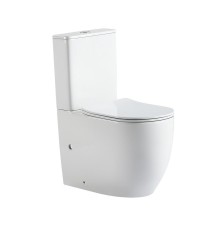 Унитаз компакт Abber Bequem AC1110T цвет Белый с сиденьем Микролифт
