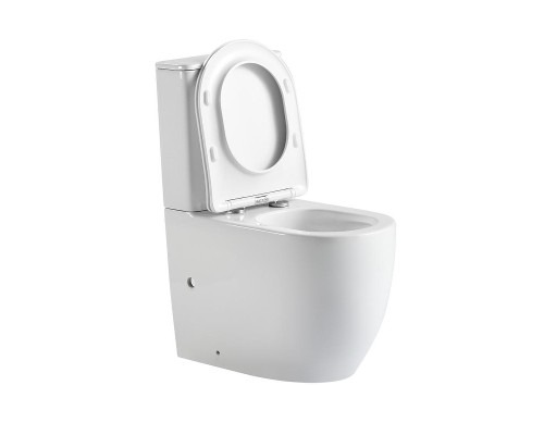 Унитаз компакт Abber Bequem AC1110T цвет Белый с сиденьем Микролифт