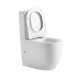 Унитаз компакт Abber Bequem AC1110T цвет Белый с сиденьем Микролифт