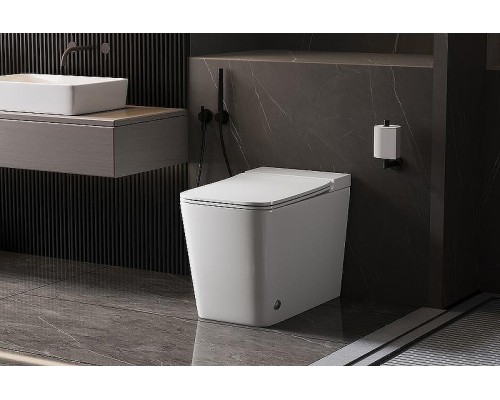 Унитаз Abber Rechteck AC1213P приставной с сиденьем Микролифт