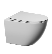 Унитаз Abber Ultra AC1301 подвесной цвет Белый с сиденьем Микролифт