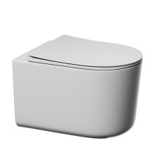 Унитаз Abber Ultra AC1302 подвесной цвет Белый с сиденьем Микролифт