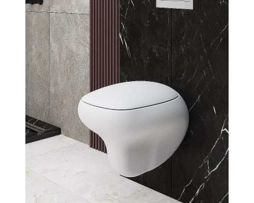 Унитаз Ambassador Diamond 123T20101R подвесной Белый матовый без сиденья