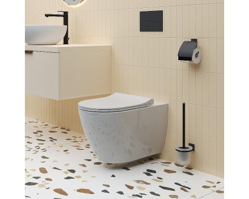 Унитаз Ambassador Queen 113T20001R-112T20001S подвесной Белый глянцевый с сиденьем Микролифт