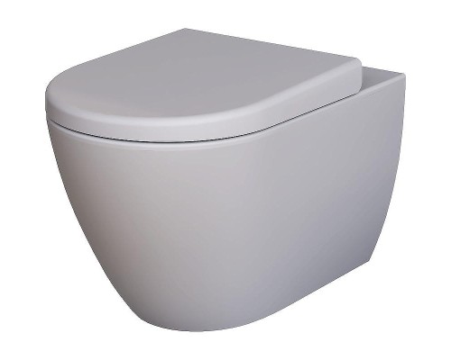 Унитаз Ambassador Queen 113T20301R подвесной Серый матовый без сиденья