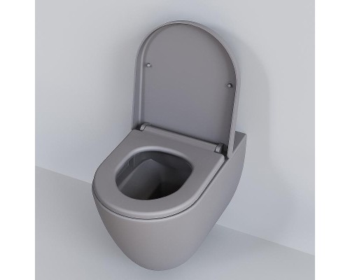 Унитаз Ambassador Queen 113T20301R подвесной Серый матовый без сиденья