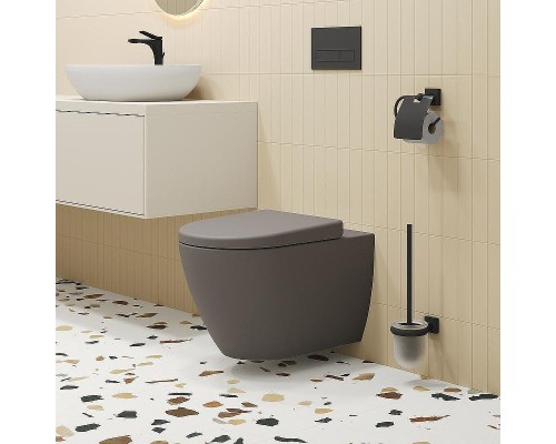 Унитаз Ambassador Queen 113T20301R подвесной Серый матовый без сиденья