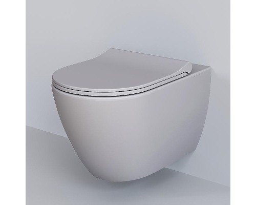 Унитаз Ambassador Queen 113T20301R подвесной Серый матовый без сиденья