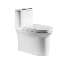 Унитаз моноблок Arrow AB1802H цвет Белый с бачком без сиденья